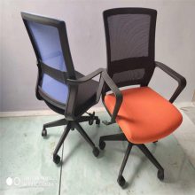 天津黑色网布椅，金属弓形，会议椅，简约折叠椅