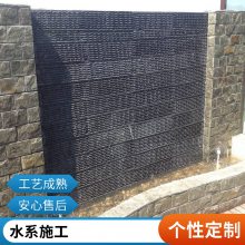 昌平家庭花园设计庭院假山鱼池水幕墙施工景观制作庭院景观