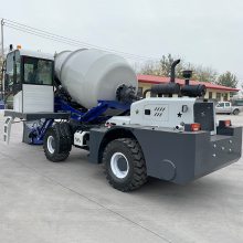 自上料搅拌车 自卸式混凝土搅拌机参数自动上料水泥罐车