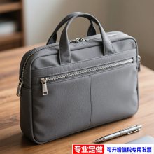 公文包可印logo文件包男士商务手提包女士通勤会议公文袋防水
