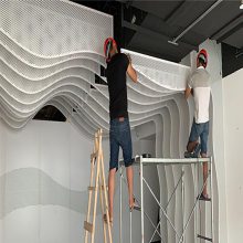 南宁银行冲孔铝单板价格 造型可定制