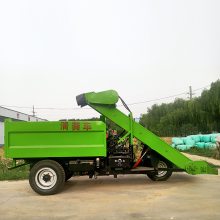 专业生产全自动小型养猪清粪车 自走式多功能粪便清粪车 柴油养殖粪便清理车