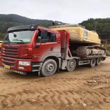 生产基地蓝牌四米挖机拖车 外国挖掘机小拖车 直销厂商