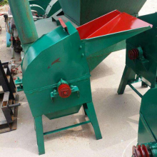 沙克龙干草粉草机 秸秆草料用打粉机 自动进料粉糠机 浩发