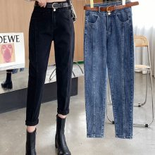 2021便宜新款牛仔裤清货春夏新款女式牛仔裤小脚裤拖地裤批发