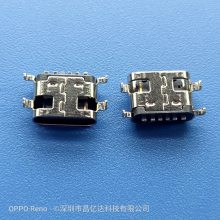 USB׳ĸ6P Ľų 90DIP+SMT type-cϳ ڽ
