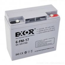 EXOR埃索蓄电池EX17-12 12V17AH足容量安全环保