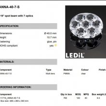 Ledil C11716_ANNA-40-7-S LED ͷ