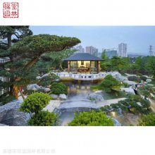 公园泰山石点缀 观赏石泰山石点缀案例 泰山石厂家