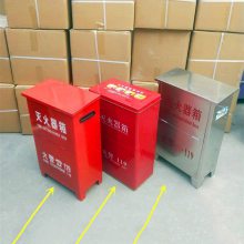 组合式店面商场消防箱304不锈钢干粉灭火器箱2只装灭火器铁皮箱