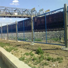 框架铁路护栏网 8001/8002浸塑防护栅栏 高铁电焊网隔离栅