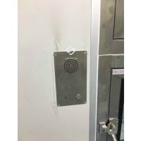 镶嵌式免提一键对讲，传递窗直通呼叫装置，不锈钢抗噪音免提电话机