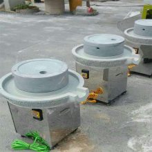 石磨香油机 自动上料石磨机 石磨磨浆机 全自动石磨面粉机