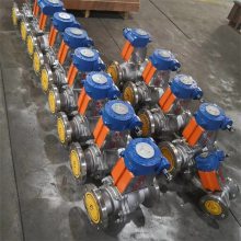 直通式法兰氧气球阀 QY341F氧气法兰球阀 黄铜氧气法兰球阀常压蜗轮传动氧气球阀QY341F-16T 氧气管道球阀