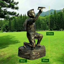儿童主题雕塑厂家-儿童主题雕塑价格-儿童主题雕塑公司-仿铜材质