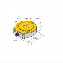 TURCK图尔克非接触式编码器RI360P4-QR24M1-HESG25X3-H1181