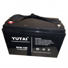 YUTAI蓄电池6FM-24宇泰电池12V24AH/20HR应急电源配电柜 船舶配套