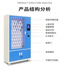 单位车钥匙智能管理柜挂式钥匙柜中介物业钥匙保管RFID厂家可定制