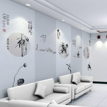 廠家定制 客廳壁畫 玄關(guān)壁畫 簡約山水