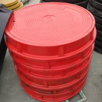 热力公司红色带有热力井盖_直径700型井盖 河北华强