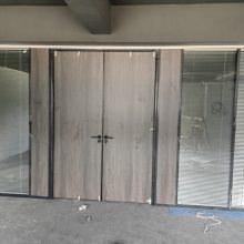 霸州市集博腾铝合金双层中空百叶钢化玻璃隔断过硬墙办公室防火隔音玻璃隔断唯心造