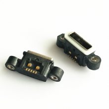 MICRO USB 5PIN Aͷˮĸ ƬʽSMT ˫˿ Ȧ ȼIP67