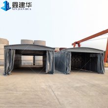 太仓浮桥定做活动雨棚 移动伸缩帐篷 可拆卸遮阳遮雨蓬