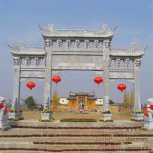 牌楼加工厂家 景区石雕牌坊 牌坊门头青石