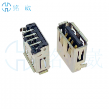 USB2.0Aĸ4P1.36-1.85-2.56 90ŲDIP ӳ13.7mm