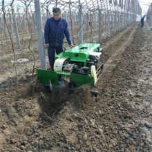 馬力キャタピラ式回転耕作機果樹園開溝施肥機自動充填機