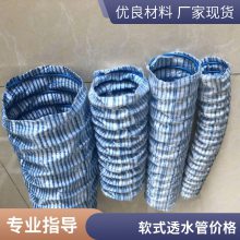塑料盲管渗水盲沟软式透水管直径80 100 150 200草坪绿化排水沟管