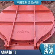 玻璃钢拍门 方形圆形复合材料 污水止回管道连接水渠防倒灌闸门