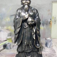 仿铜玻璃钢华佗人像古代历史人物雕塑广场公园校园景区摆件