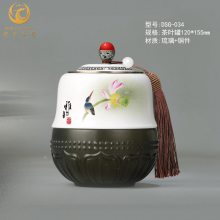 琉璃笔筒批发厂家，北京古典文化艺术节纪念品，茶店开业商务礼品