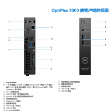 DELL Optiplex 3000ݿͻesxi/⻯ն˻ݿͻն˻N5105 42.9G/4G/32G/