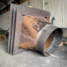 大口径对焊管件 碳钢天方地圆 不锈钢方圆变径管