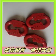 矿用圆环链用扁平接连环34*126弧齿环 34x126运输链条连接环