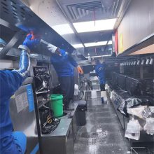 工厂餐饮厨房排油烟道清洗-专业大型厨房设备清洗