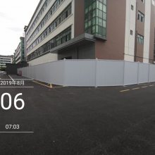 深圳市龙华区道路工地施工临时围蔽pvc围挡厂家