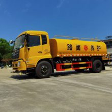 东风天锦14吨15吨工程黄路面养护车 14方15方公路洒水车