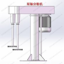 广西37KW双轴液压升降分散机 油漆涂料搅拌机 防爆分散机图片