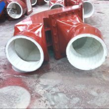 淄博陶瓷厂供应耐磨陶瓷管道 贴片式 焊接式 套管式氧化铝陶瓷管道