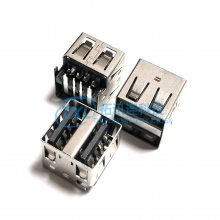 90 Usb A F双层沉板插座usb沉板短体10 5 端子加宽过3 5a双层usb车充接口价格 推发网