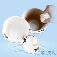 茶具清洁海绵 茶垢净纳米海绵擦 厦门思航茶商礼品 新奇特杯刷 压缩纳米海绵