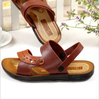 新款夏季男士沙灘鞋 休閑涼鞋男女款跑江湖地?cái)傇侥瞎枘z兩用涼鞋