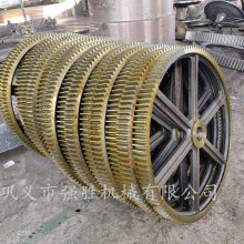 南京直锥齿轮加工 铸钢齿圈 单排双排链轮高精度配件
