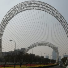 钢结构装饰廊架栈桥工程,大型钢结构招牌标识,LED钢架,造型雕塑钢结构加工、安装