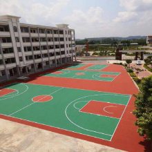山东潍坊篮球场施工，篮球场地建设，篮球场地施工，山东鑫威体育