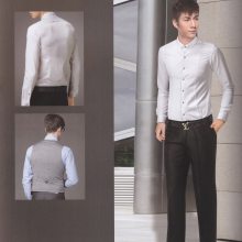 男衬衫夏季短袖/商务男衬衣定做/银行员工作服订做上海亿妃服饰