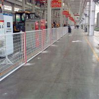 工厂仓库隔离网 车间设备隔断铁丝网安全金属防护网机器人围栏网